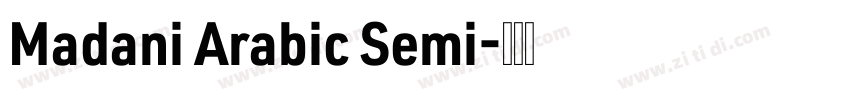Madani Arabic Semi字体转换